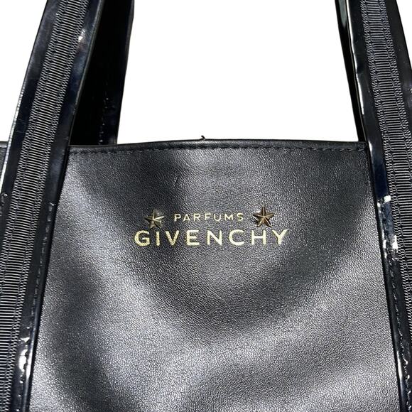 Givenchy Parfumes Black Beauty Tote Bag Shoulder Bag Faux Leather INV1 - Picture 2 of 8